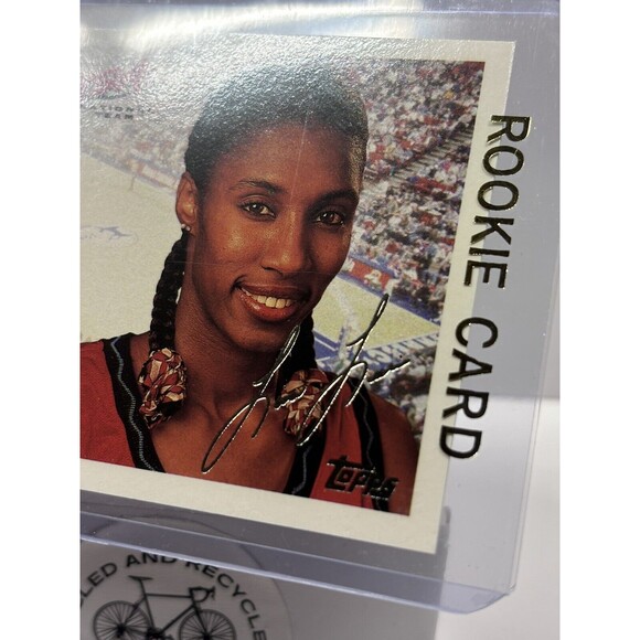 Lisa Leslie Team USA Rookie Card 1995 Topps Olympics WNBA USC LA Sparks Gold - Picture 2 of 3